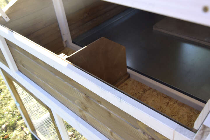 dobar Hühnerstall mit Gehege, Salatbeet, Legebox